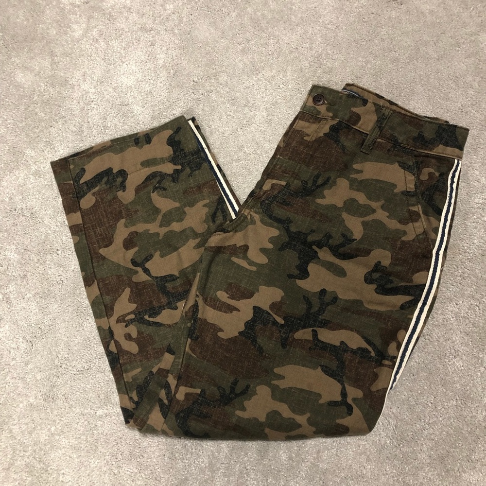 Camo Side Stripe Pants